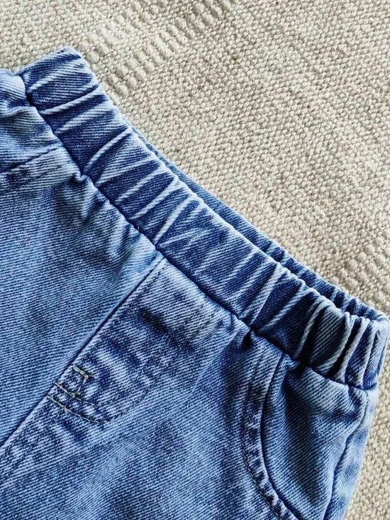 Toddler Boy New York Graphic Baseball Tee & Denim Shorts Set - 12-18M - Picture 4 of 7